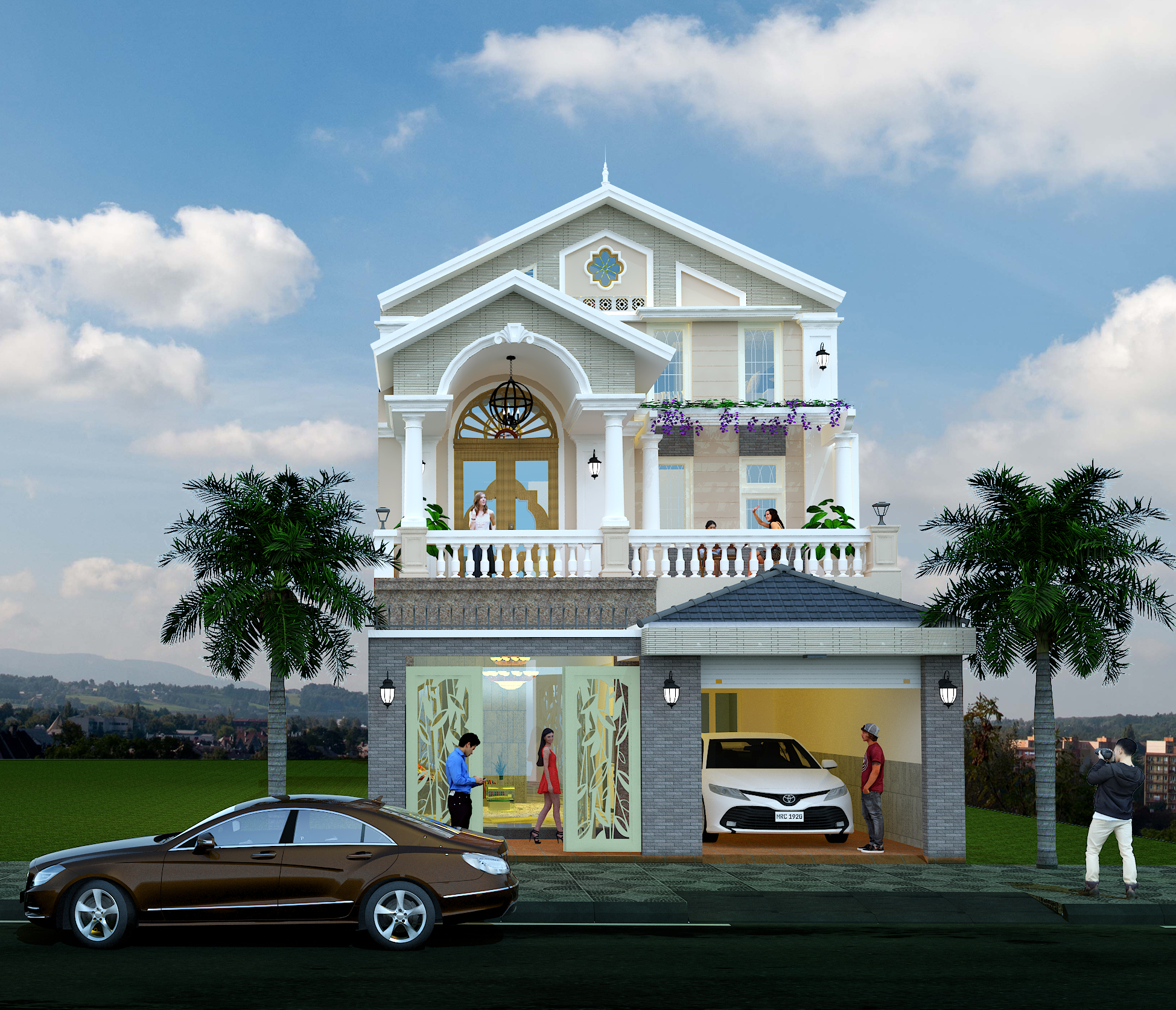  Biệt thự(8mx20m) DTXD: 520m2