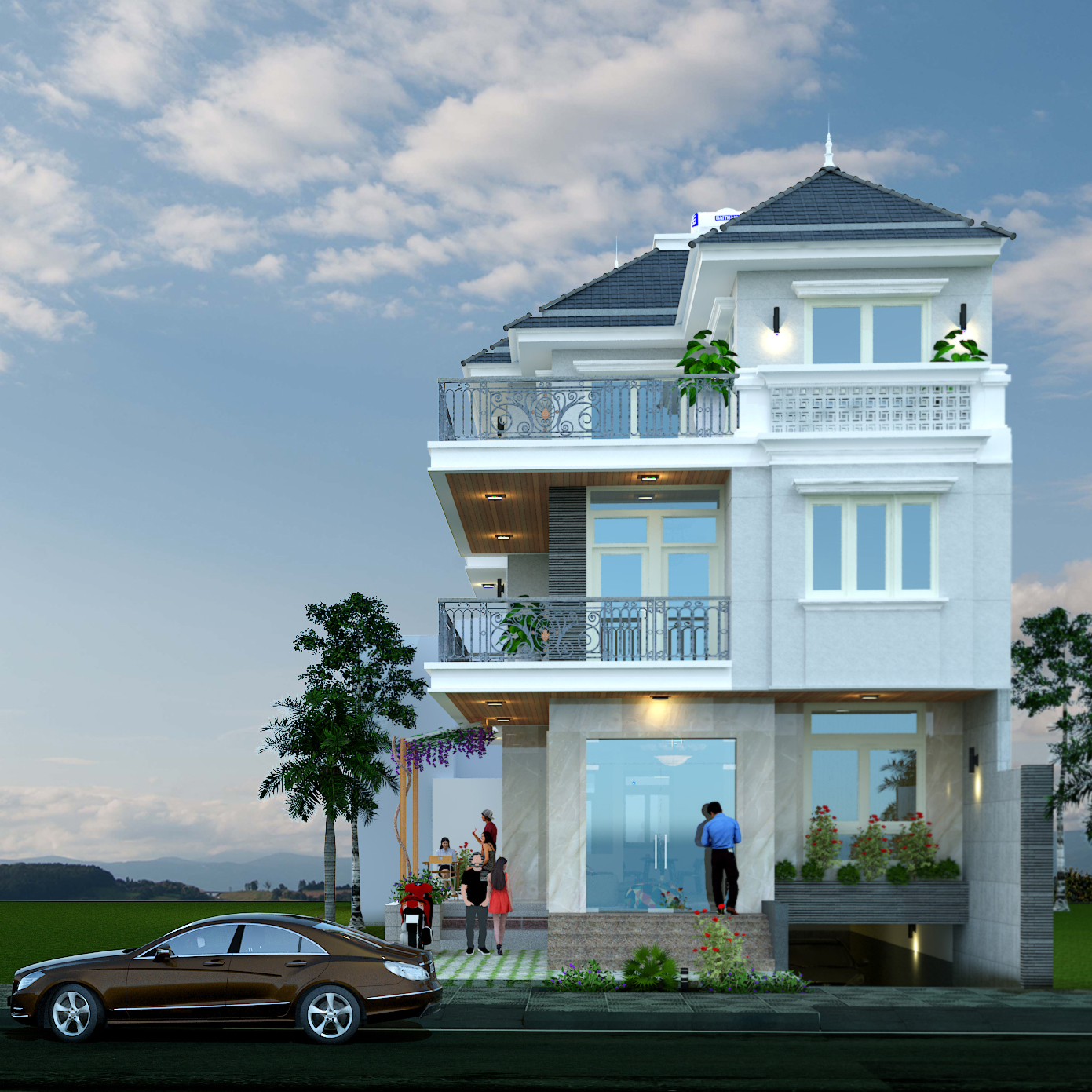 Biệt Thự (10mx20m) DTXD: 550m2