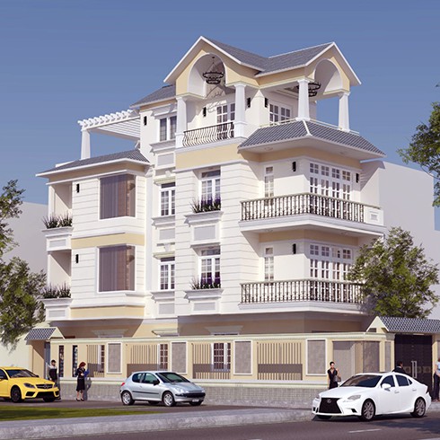 Biệt Thự phố (5mx20m) DTXD: 450m2