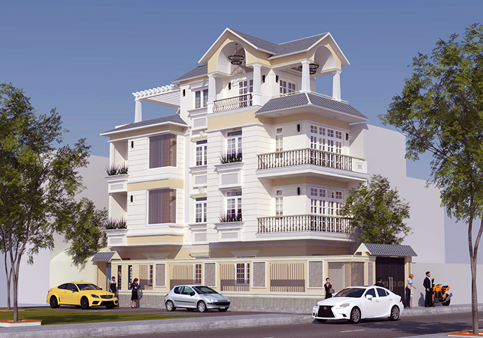 Biệt Thự phố (5mx20m) DTXD: 450m2