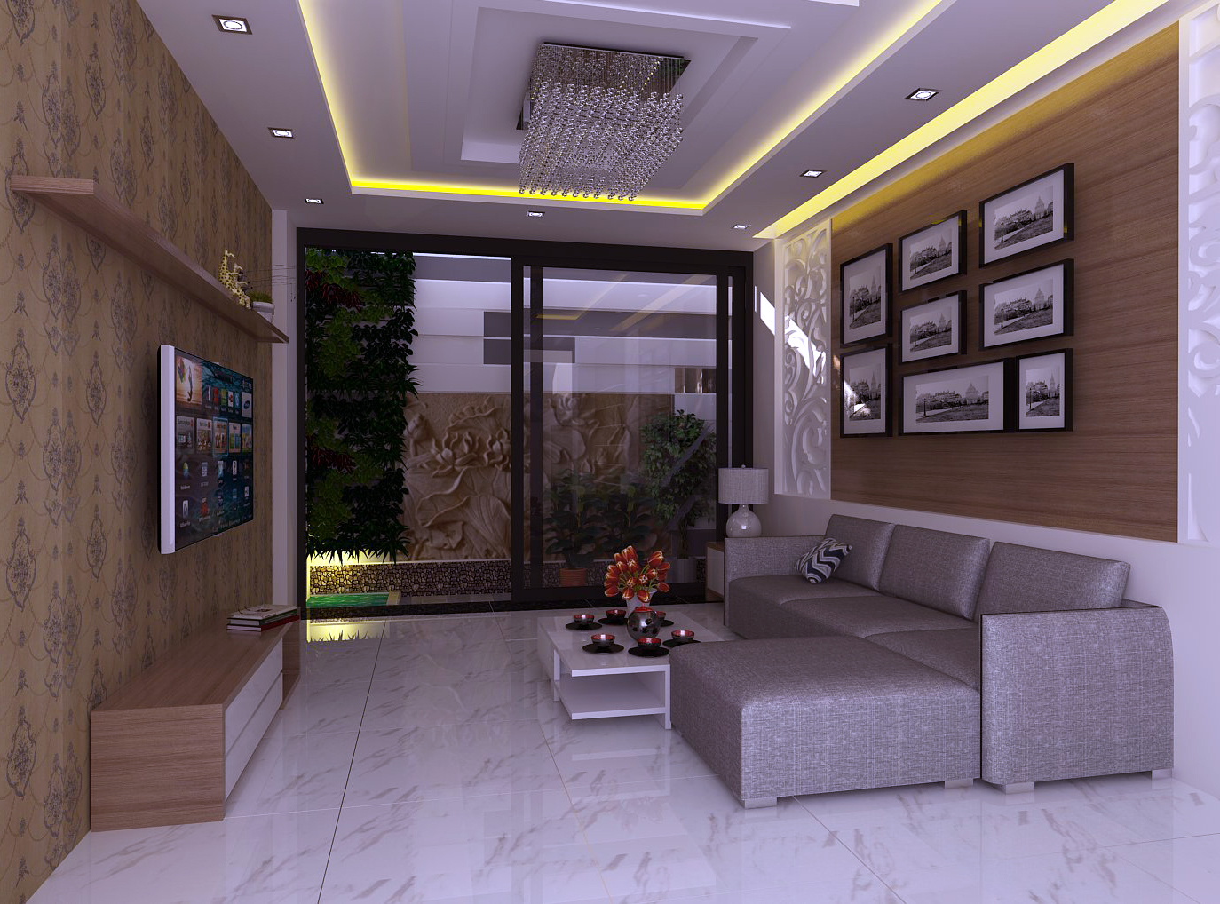 Nội thất đường 12,Quận 6(4mx16m)